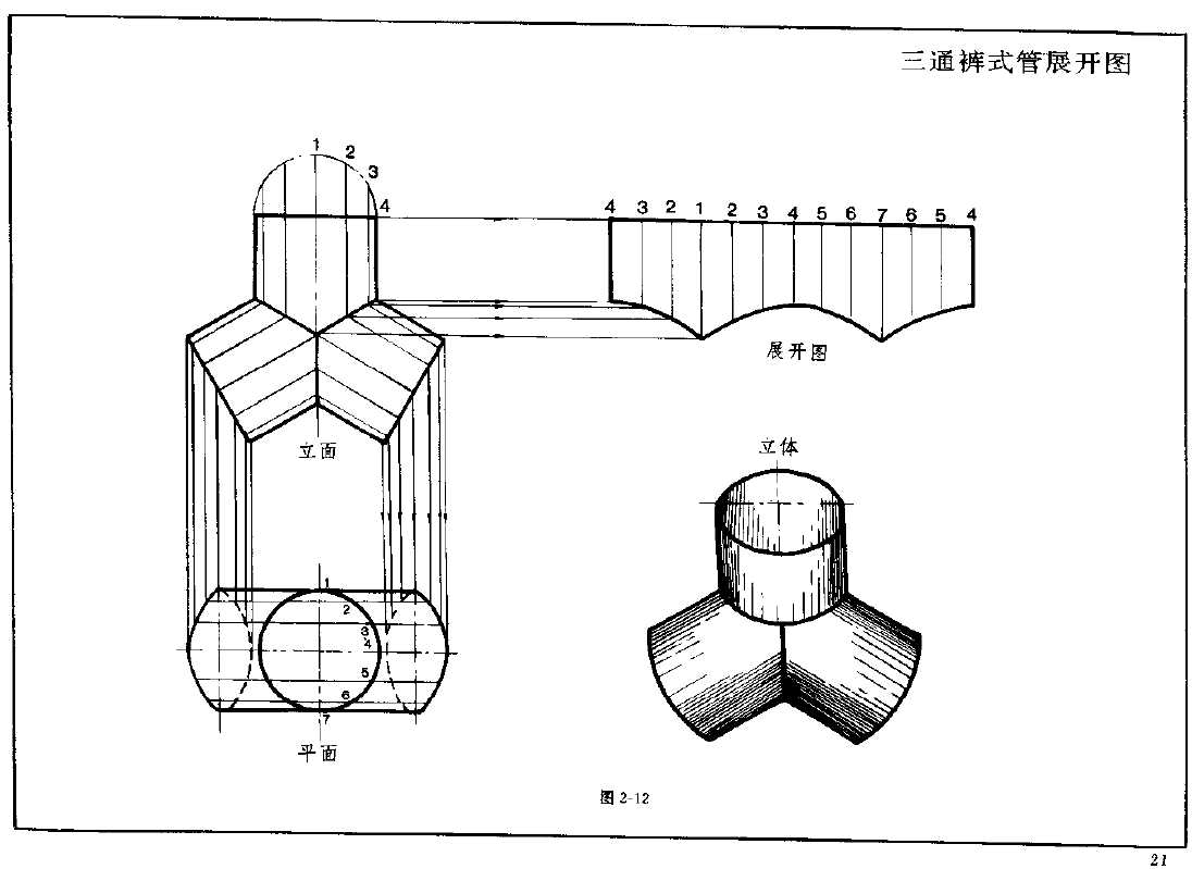 钣金展开实例—圆筒体展开图(图文教程),实例,第12张 钣金展开实例—圆筒体展开图(图文教程),钣金展开实例—圆筒体展开图,实例,第12张