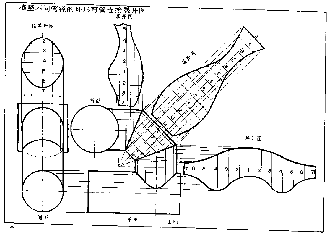 钣金展开实例—圆筒体展开图(图文教程),实例,第11张 钣金展开实例—圆筒体展开图(图文教程),钣金展开实例—圆筒体展开图,实例,第11张