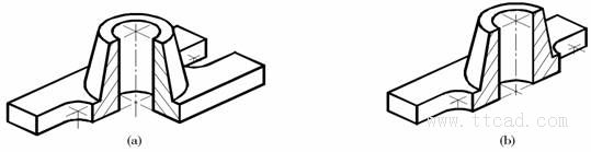 机械制图教程-(4.7)轴测图的剖视画法(图文教程),教程,画法,制图,第1张 机械制图教程-(4.7)轴测图的剖视画法(图文教程),机械制图教程-(4.7)轴测图的剖视画法,教程,画法,制图,第1张