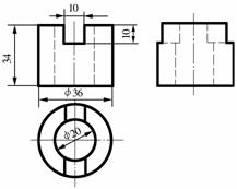 机械制图教程-(2.5)几何体的投影(图文教程),教程,制图,投影,第37张 机械制图教程-(2.5)几何体的投影(图文教程),机械制图教程-(2.5)几何体的投影,教程,制图,投影,第37张