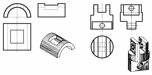 机械制图教程-(2.5)几何体的投影(图文教程),教程,制图,投影,第33张 机械制图教程-(2.5)几何体的投影(图文教程),机械制图教程-(2.5)几何体的投影,教程,制图,投影,第33张