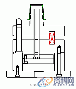 塑胶模具设计－单顶针板组合二次顶出机构,模具设计,塑胶,机构,第4张