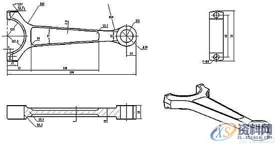 UG模具设计-UGNX4.0连杆造型设计,模具设计,4.0,第1张 UG模具设计-UGNX4.0连杆造型设计,模具设计,4.0,第1张