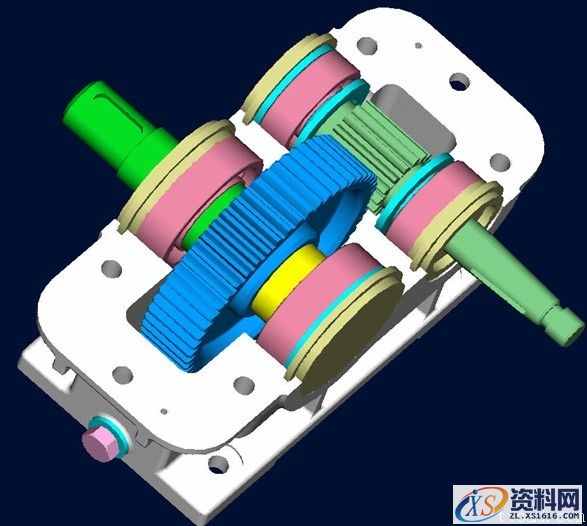 减速器装配图的画法(图文教程),装配图,画法,教程,第4张 减速器装配图的画法(图文教程),减速器装配图的画法,装配图,画法,教程,第4张