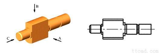 零件图的画法(图文教程),画法,零件,教程,第7张 零件图的画法(图文教程),零件图的画法,画法,零件,教程,第7张
