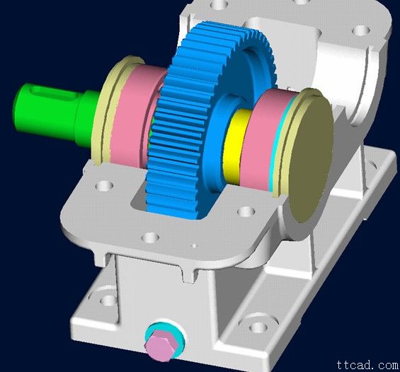 减速器装配图的画法(图文教程),装配图,画法,教程,第3张 减速器装配图的画法(图文教程),减速器装配图的画法,装配图,画法,教程,第3张