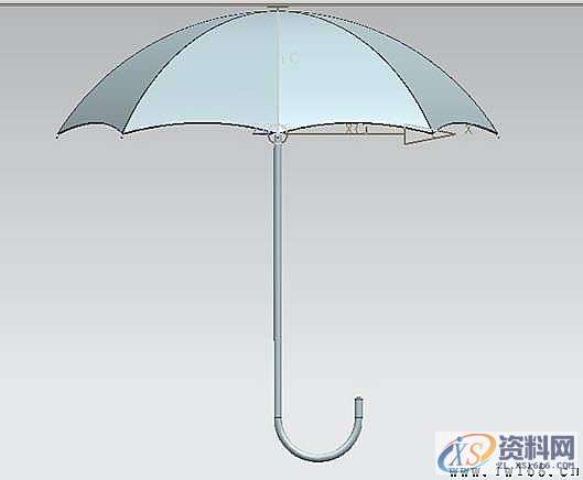 UG模具设计-UG雨伞的三维模型建模实例,三维,模具设计,建模,实例,第19张 UG模具设计-UG雨伞的三维模型建模实例,UG建模之雨伞,三维,模具设计,建模,实例,第19张