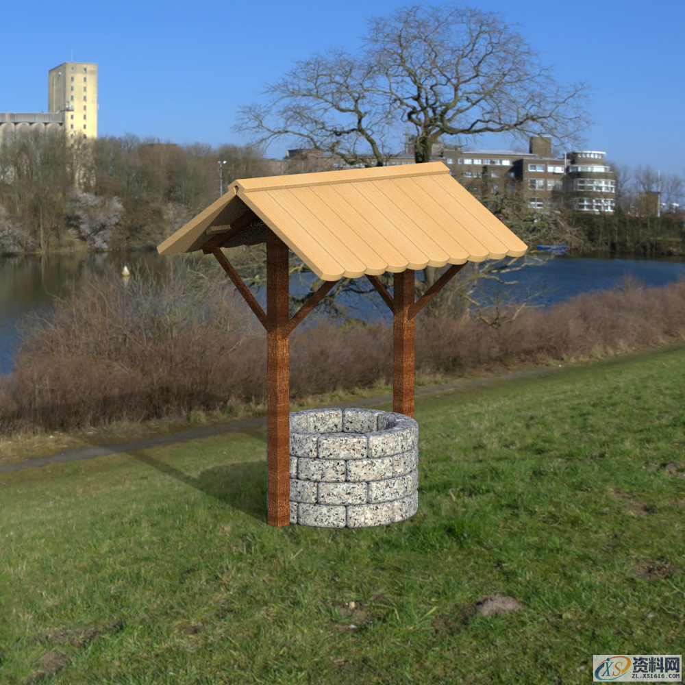 用SolidWorks软件设计一个木棚、一口井,SolidWorks,一个,设计,第2张 用SolidWorks软件设计一个木棚、一口井,SolidWorks,一个,设计,第2张