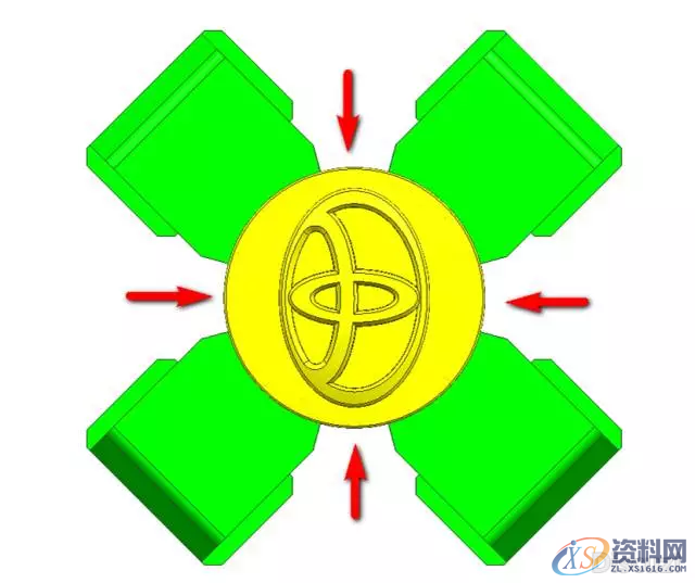 丰田标志注塑模具设计之浇注系统的确定,模具设计,注塑,第3张 丰田标志注塑模具设计之浇注系统的确定,模具设计,注塑,第3张