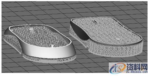 塑胶模具设计:逆向工程在鼠标外壳快速设计与制造中的应用 ...,模具设计,塑胶,第7张 塑胶模具设计:逆向工程在鼠标外壳快速设计与制造中的应用 ...,图4 快速成型仿真过程,模具设计,塑胶,第7张
