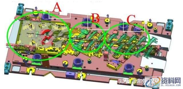 五金模具设计:五金汽车钢板连续模结构设计抬料脱料标准,模具设计,结构设计,第18张 五金模具设计:五金汽车钢板连续模结构设计抬料脱料标准,模具设计,结构设计,第18张
