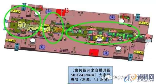 五金模具设计:五金汽车钢板连续模结构设计抬料脱料标准,模具设计,结构设计,第8张 五金模具设计:五金汽车钢板连续模结构设计抬料脱料标准,模具设计,结构设计,第8张