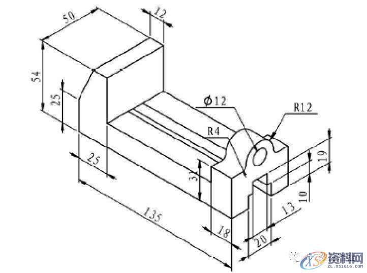 CNC数控编程——UG编程画图建模图纸分享，收藏后再也不用担心没有练习图啦！ ...,画图,建模,图纸,数控,第10张