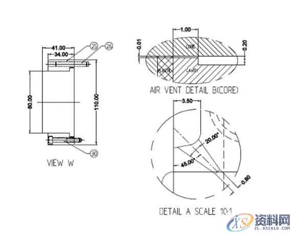 应用很广的气缸端盖塑胶模具设计案例详解,端盖,模具设计,塑胶,第3张 应用很广的气缸端盖塑胶模具设计案例详解,端盖,模具设计,塑胶,第3张