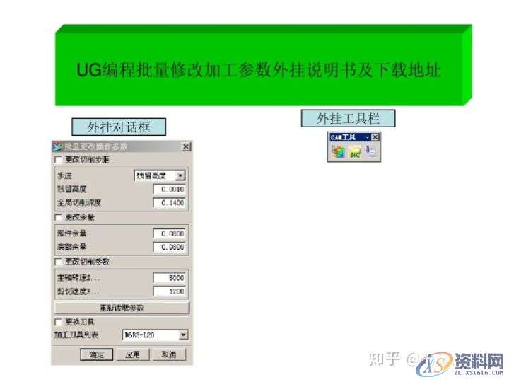 UG编程批量修改加工参数方法,参数,修改,加工,第1张 UG编程批量修改加工参数方法,参数,修改,加工,第1张