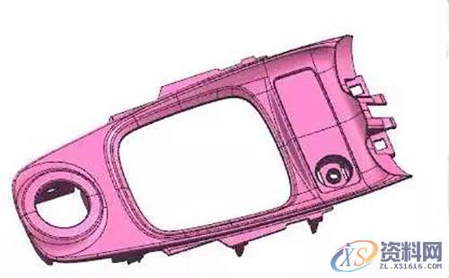 塑胶模具设计:汽车挂档面板曲面分型技巧,分型,如图,mso,设计培训,曲面,第1张 塑胶模具设计:汽车挂档面板曲面分型技巧,1.jpg,分型,如图,mso,设计培训,曲面,第1张