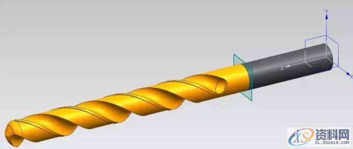 如何用UG NX来绘制一个钻头,绘制,一个,第9张 如何用UG NX来绘制一个钻头,绘制,一个,第9张