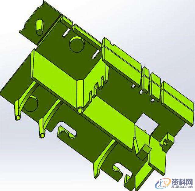 塑胶模具设计之模压支架注塑模,模具设计,塑胶,第1张 塑胶模具设计之模压支架注塑模,模具设计,塑胶,第1张