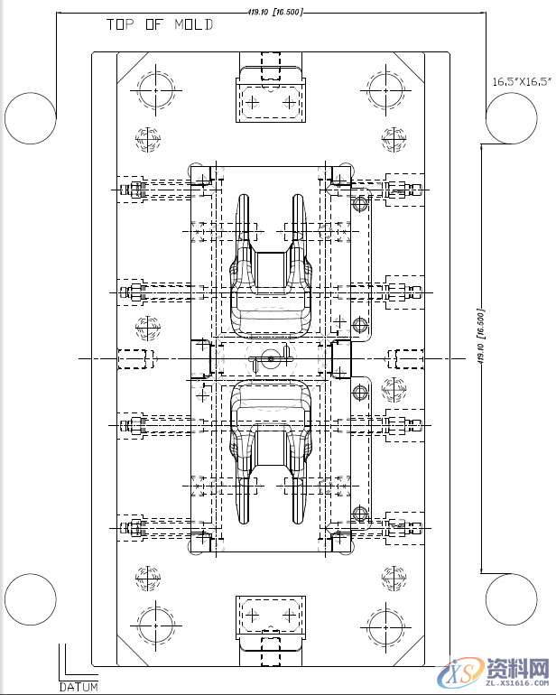 出口模具注塑设计:轿车的后座滑道盖注塑模具设计总结经验 ...,注塑,模具设计,第5张 出口模具注塑设计:轿车的后座滑道盖注塑模具设计总结经验 ...,注塑,模具设计,第5张