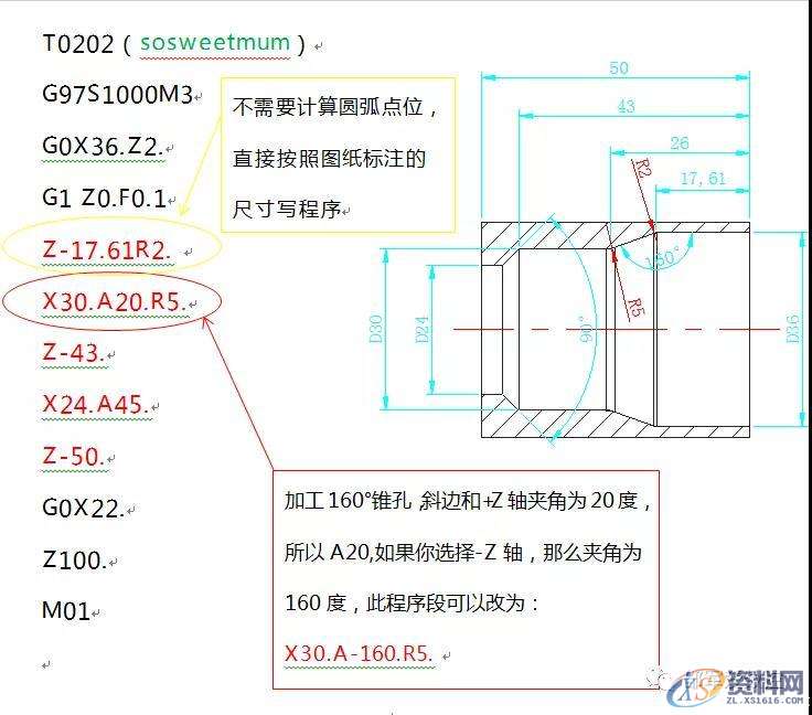 CNC加工:数控车倒角C与自动倒圆角R编程方法,倒角,圆角,加工,第7张 CNC加工:数控车倒角C与自动倒圆角R编程方法,倒角,圆角,加工,第7张