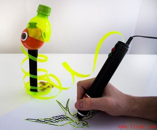 可回收塑料瓶做打印材料的3D打印笔Renegade(图文教程),塑料,打印,可以,第1张 可回收塑料瓶做打印材料的3D打印笔Renegade(图文教程),可回收塑料瓶做打印材料的3D打印笔Renegade,塑料,打印,可以,第1张