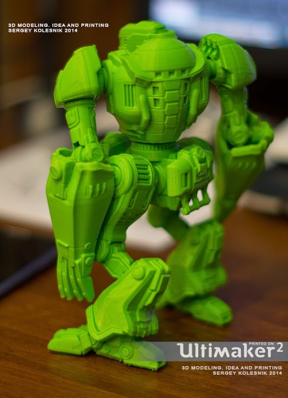 设计师使用Ultimaker 2 3D打印精美机器人玩具(图文教程),第4张 设计师使用Ultimaker 2 3D打印精美机器人玩具(图文教程),设计师使用Ultimaker_2_3D打印精美机器人玩具,第4张