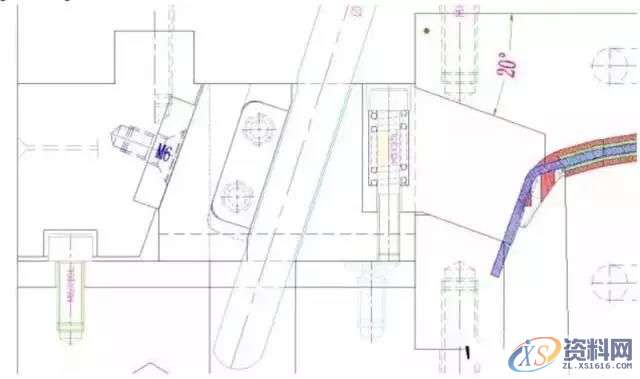 天线共塑,行位先复位经典巧妙模具结构,塑件,模具设计,第3张 天线共塑,行位先复位经典巧妙模具结构,天线共塑,行位先复位经典巧妙模具结构,塑件,模具设计,第3张