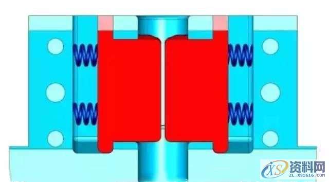 天线共塑,行位先复位经典巧妙模具结构,塑件,模具设计,第6张 天线共塑,行位先复位经典巧妙模具结构,天线共塑,行位先复位经典巧妙模具结构,塑件,模具设计,第6张