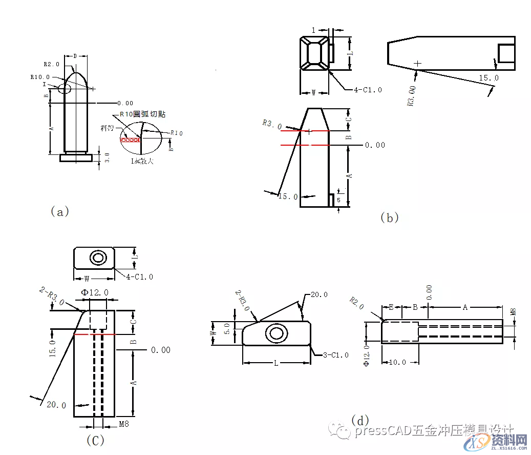 汽车覆盖件拉延模设计!定位销(块),定位,尺寸,如图,材料,第2张 汽车覆盖件拉延模设计!定位销(块),汽车覆盖件拉延模设计!比以往的PPT更详细,定位,尺寸,如图,材料,第2张