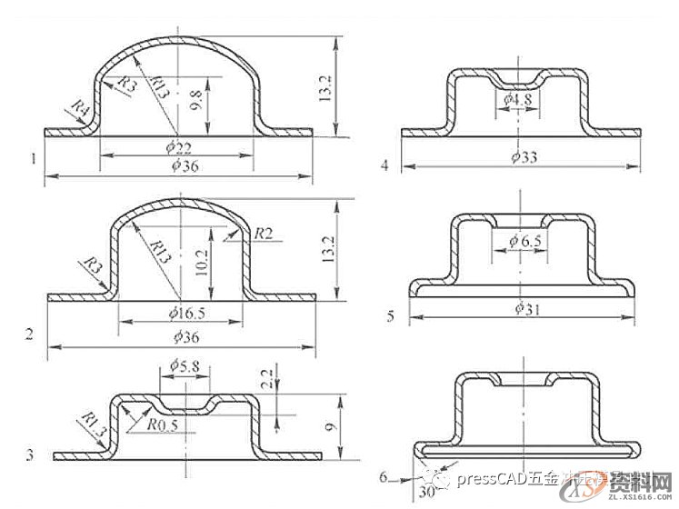 冲压模具设计与制造-冲压工艺过程设计的步骤,冲压模具设计与制造-冲压工艺过程设计的步骤,冲压,定位,变形,零件,第13张