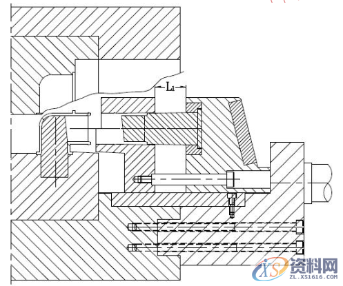 塑胶模具设计之水管弯头 如何强制脱模,塑件,脱模,模具,第4张 塑胶模具设计之水管弯头 如何强制脱模,塑件,脱模,模具,第4张