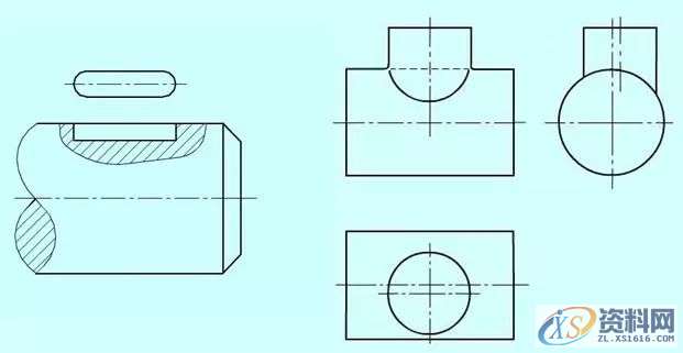 干货的机械制图中的各种简化画法,赶紧来看看吧!,画法,投影,第7张 干货的机械制图中的各种简化画法,赶紧来看看吧!,画法,投影,第7张