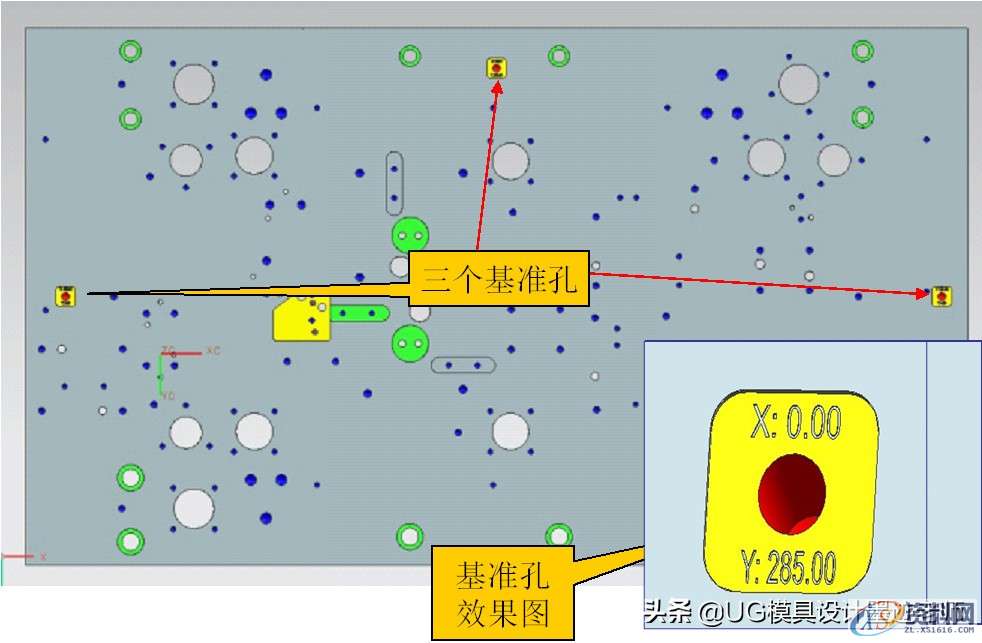 五金模具小知识:片体设计工件的加工标准及模座基准孔设计标准 ...,基准,偏移,坐标,标值,设计,第4张 五金模具小知识:片体设计工件的加工标准及模座基准孔设计标准 ...,五金模具小知识:片体设计工件的加工标准及模座基准孔设计标准,基准,偏移,坐标,标值,设计,第4张