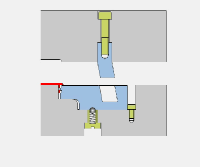 分享50个常见的模具结构动图,一目了然,分型,机构,侧向,脱模,第13张 分享50个常见的模具结构动图,一目了然,分型,机构,侧向,脱模,第13张