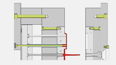 分享50个常见的模具结构动图,一目了然,分型,机构,侧向,脱模,第23张 分享50个常见的模具结构动图,一目了然,分型,机构,侧向,脱模,第23张