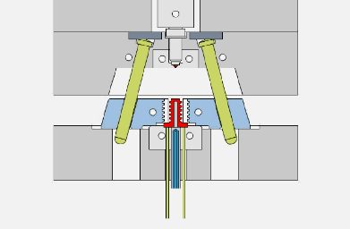 分享50个常见的模具结构动图,一目了然,分型,机构,侧向,脱模,第19张 分享50个常见的模具结构动图,一目了然,分型,机构,侧向,脱模,第19张