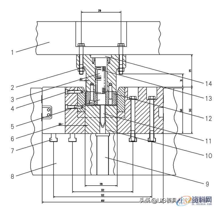 汽车冲压模具设计:车架内外纵梁一体成形模具设计案例分析总结 ...,成形,卸料,导正,第5张 汽车冲压模具设计:车架内外纵梁一体成形模具设计案例分析总结 ...,汽车冲压模具设计:车架内外纵梁一体成形模具设计案例分析总结,成形,卸料,导正,第5张