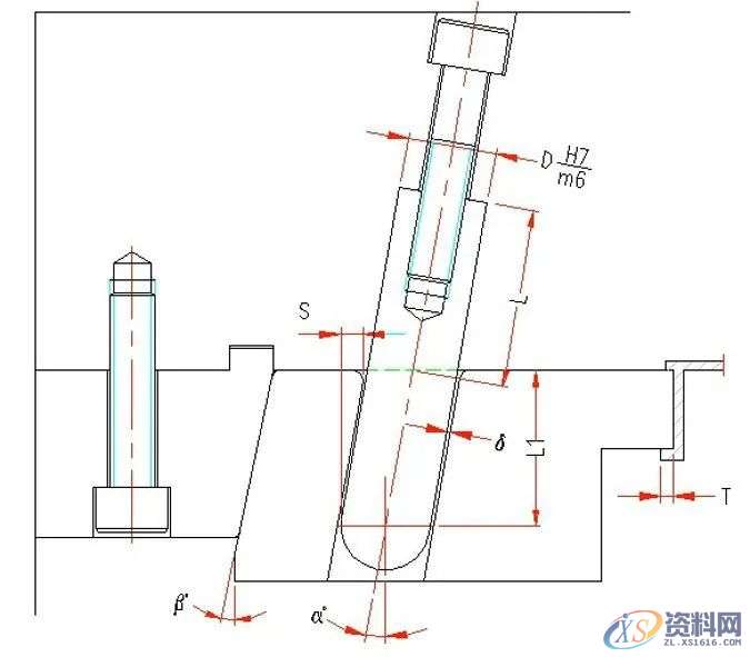 斜销块的动作原理及设计要点,干货满满!,图中,下图,第1张 斜销块的动作原理及设计要点,干货满满!,图中,下图,第1张