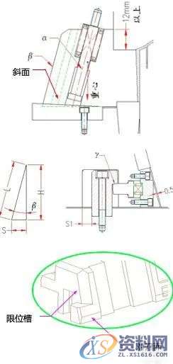 斜销块的动作原理及设计要点,干货满满!,图中,下图,第25张 斜销块的动作原理及设计要点,干货满满!,图中,下图,第25张