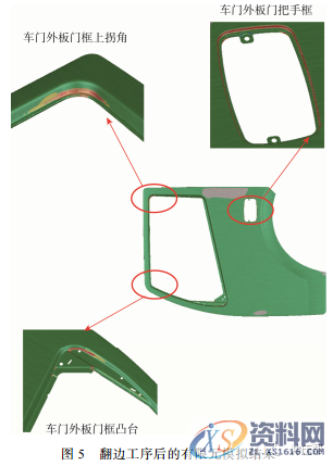 铝车门外板冲压成形工艺分析及试制验证,干货满满!!!,成形,冲压,第7张 铝车门外板冲压成形工艺分析及试制验证,干货满满!!!,成形,冲压,第7张