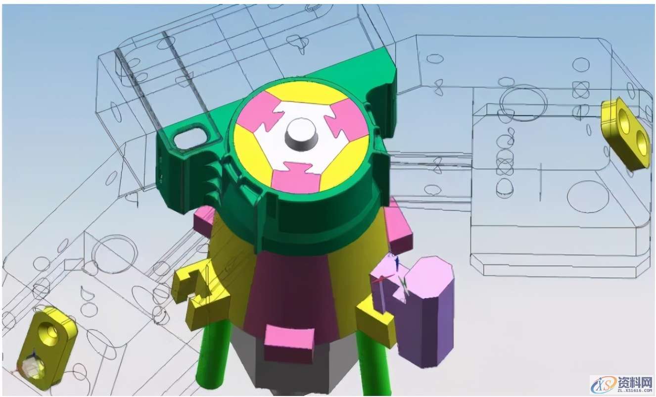 内环全周倒扣——后模缩呵模具结构,模具设计,电商,培训学校,非标,第3张 内环全周倒扣——后模缩呵模具结构,内环全周倒扣——后模缩呵模具结构,模具设计,电商,培训学校,非标,第3张