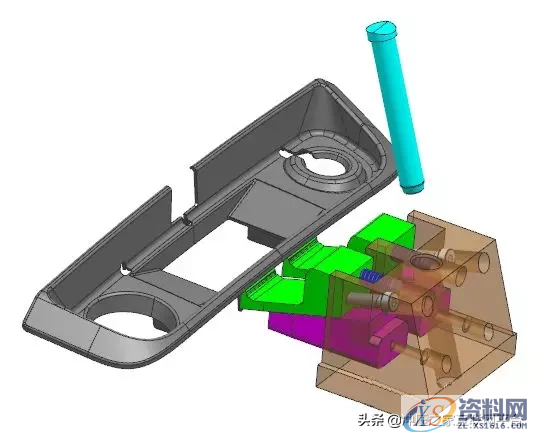 模具滑块里出斜顶,这种经典结构你见过吗?,模具设计,机构,第8张 模具滑块里出斜顶,这种经典结构你见过吗?,模具滑块里出斜顶,这种经典结构你见过吗?,模具设计,机构,第8张