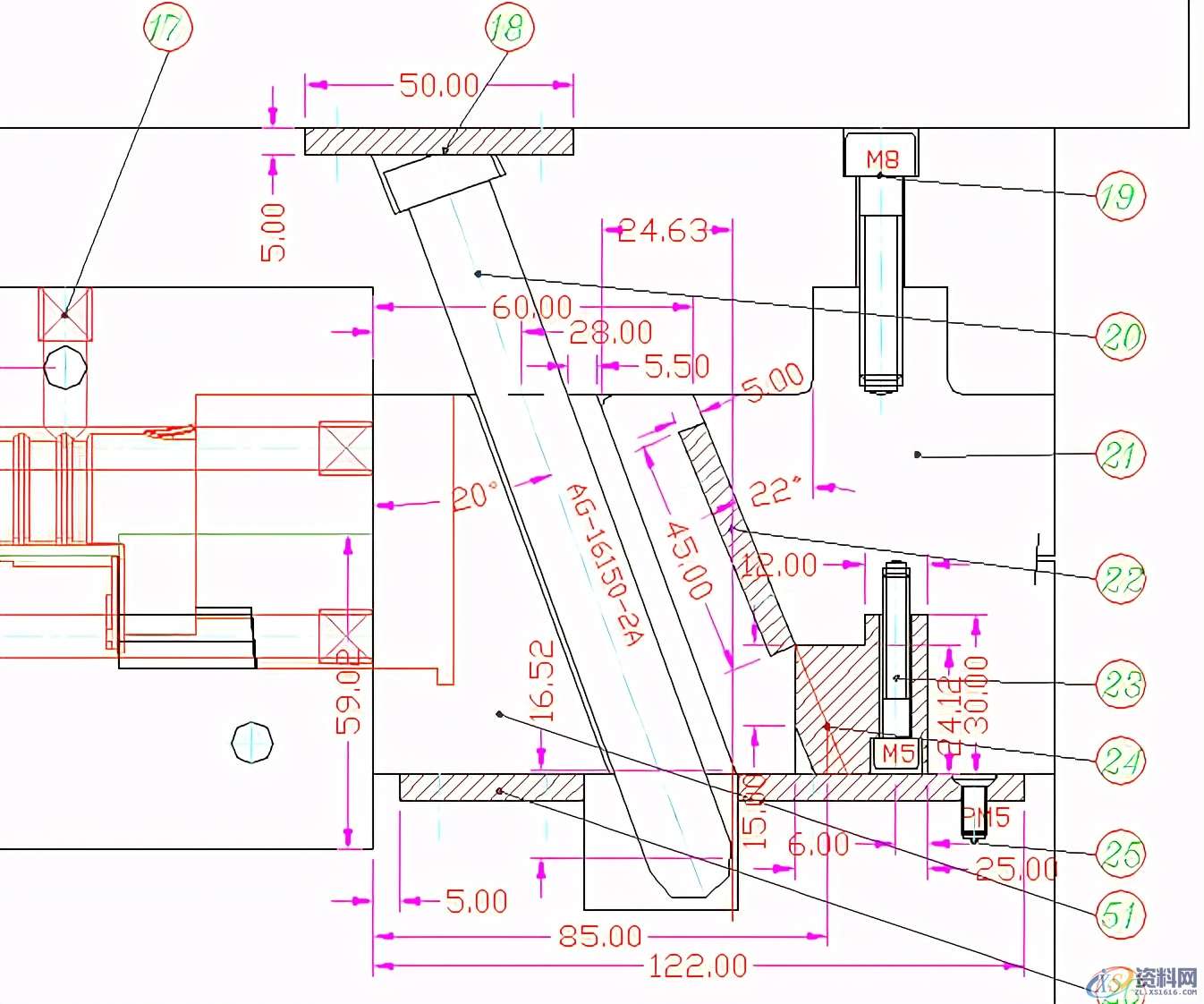 25类滑块经典结构:滑块+滑块、滑块+斜顶、滑块+顶针,结构,进行,机构,第6张 25类滑块经典结构:滑块+滑块、滑块+斜顶、滑块+顶针,25类滑块经典结构:滑块+滑块、滑块+斜顶、滑块+顶针,结构,进行,机构,第6张