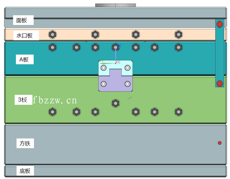 塑胶模具三板模时,水口板上面为什么要追加水路,目的有哪些?,设计,产品,模具,第3张 塑胶模具三板模时,水口板上面为什么要追加水路,目的有哪些?,塑胶模具三板模时,水口板上面为什么要追加水路,目的有哪些?,设计,产品,模具,第3张
