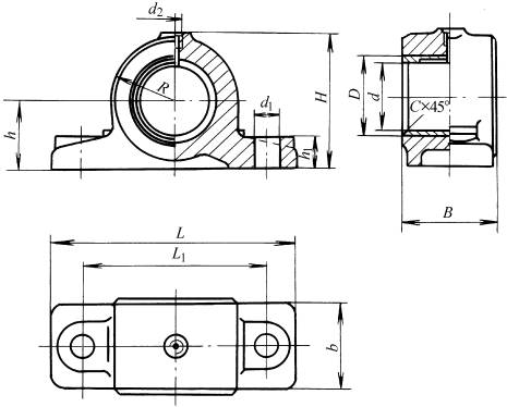 整体有衬正滑动轴承座尺寸(图文教程),尺寸,质量,第1张 整体有衬正滑动轴承座尺寸(图文教程),整体有衬正滑动轴承座尺寸,尺寸,质量,第1张
