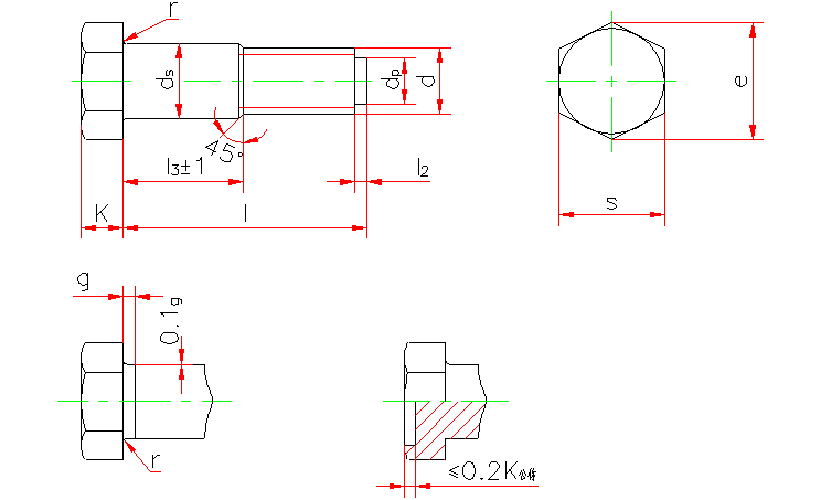 六角头铰制孔用螺栓 A和B级(GB 27-88)(图文教程),采用,尺寸,0.5,第1张 六角头铰制孔用螺栓 A和B级(GB 27-88)(图文教程),六角头铰制孔用螺栓_A和B级(GB_27-88),采用,尺寸,0.5,第1张