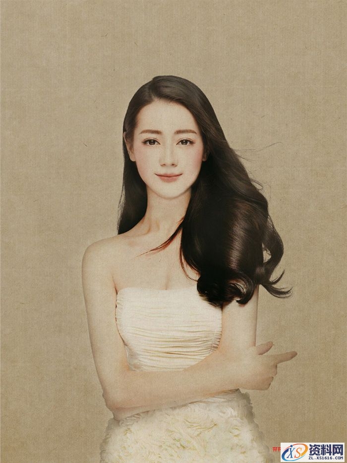 Photoshop把美女图片转为素雅的工笔画效果教程(图文教程),文件,完成,进行,第1张 Photoshop把美女图片转为素雅的工笔画效果教程(图文教程),Photoshop把美女图片转为素雅的工笔画效果教程,文件,完成,进行,第1张