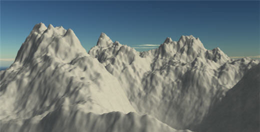 3dMax打造巍峨耸立的雪山(图文教程),选择,形状,安装,第10张 3dMax打造巍峨耸立的雪山(图文教程),3dMax打造巍峨耸立的雪山,选择,形状,安装,第10张