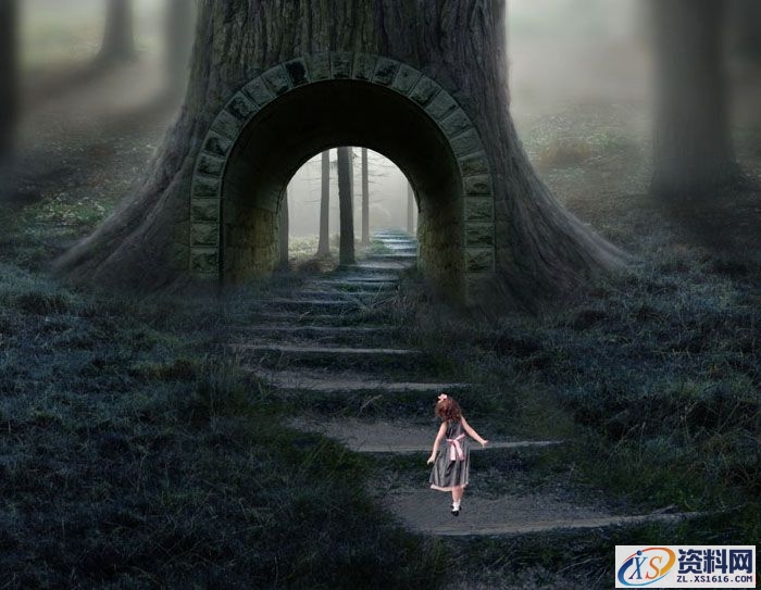 PS合成小孩走入奇幻森林场景教程(图文教程),设计,一般,选择,第51张 PS合成小孩走入奇幻森林场景教程(图文教程),PS合成小孩走入奇幻森林场景教程,设计,一般,选择,第51张