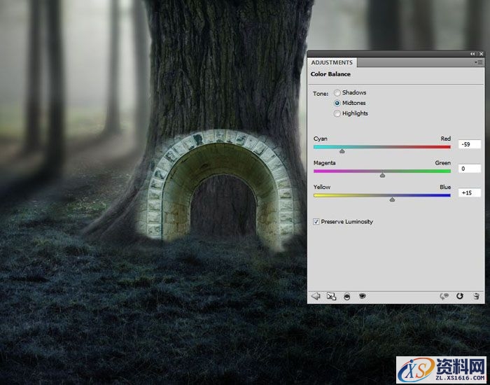 PS合成小孩走入奇幻森林场景教程(图文教程),设计,一般,选择,第37张 PS合成小孩走入奇幻森林场景教程(图文教程),PS合成小孩走入奇幻森林场景教程,设计,一般,选择,第37张